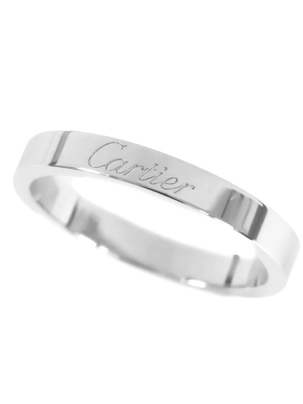 Cartier C de Cartier Ring Platinum 950 57